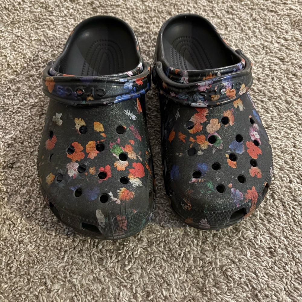 Floral Crocs